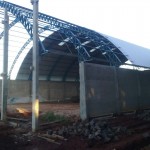 Estrutura de cobertura metálica - Seberi / RS